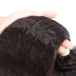 Malaysian Kinky Straight Hair 3 Bundle Pack